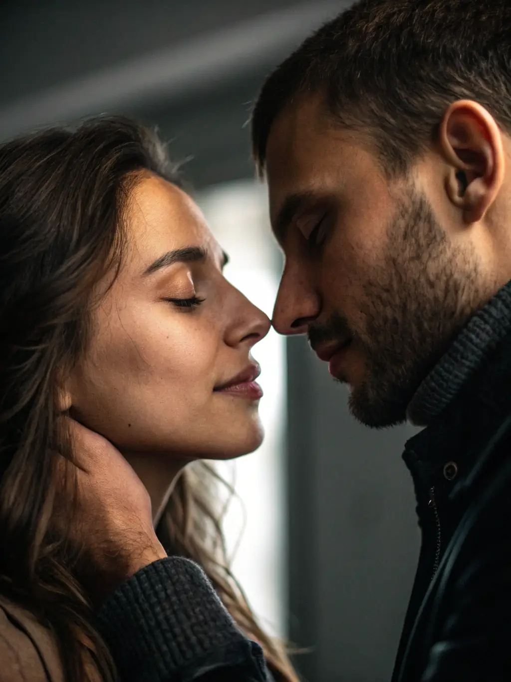 A scene from 'Melody of the Heart', featuring actors in a romantic embrace during a musical number, highlighting the emotional depth and musical talent of VisionaryReel.